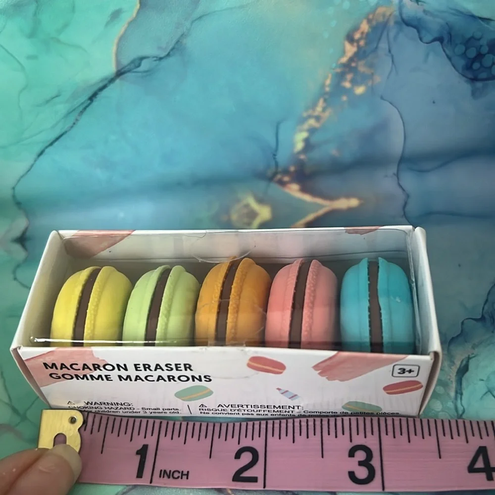 Macaron Eraser Set (New)